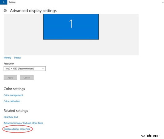 วิธีเปลี่ยนอัตราการรีเฟรชบนจอภาพของฉันใน Windows 10 