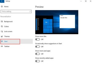 วิธีปรับแต่งเมนูเริ่มใน Windows 10 