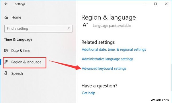 จะเปลี่ยนเค้าโครงแป้นพิมพ์ใน Windows 10 ได้อย่างไร 