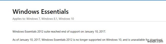 ดาวน์โหลดและติดตั้ง Windows Photo Gallery บน Windows 10 