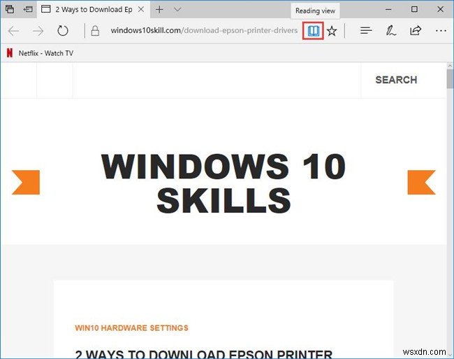 วิธีใช้โหมดการอ่านใน Microsoft Edge 