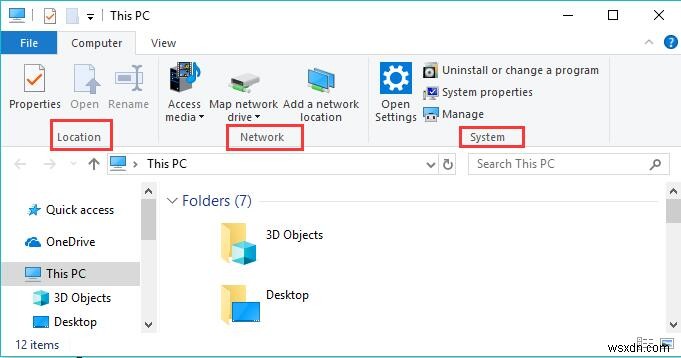 วิธีรับความช่วยเหลือเกี่ยวกับ File Explorer บน Windows 10 