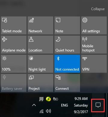 วิธีเปิดและใช้ Action Center บน Windows 10 