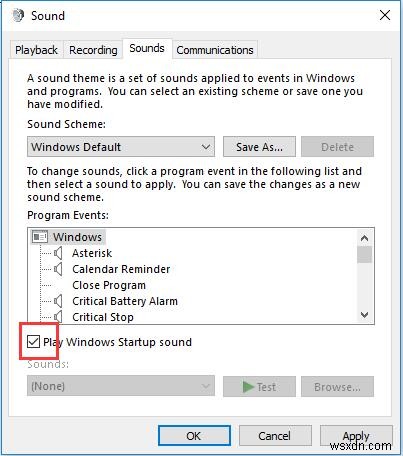 ฉันจะรับเสียงเริ่มต้นของฉันกลับมาใน Windows 10 . ได้อย่างไร 