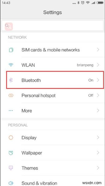 วิธีเชื่อมต่อโทรศัพท์ Xiaomi กับแล็ปท็อปผ่าน Bluetooth 