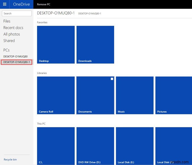 วิธีเข้าถึง OneDrive จากคอมพิวเตอร์เครื่องอื่นและถ่ายโอนไฟล์ 