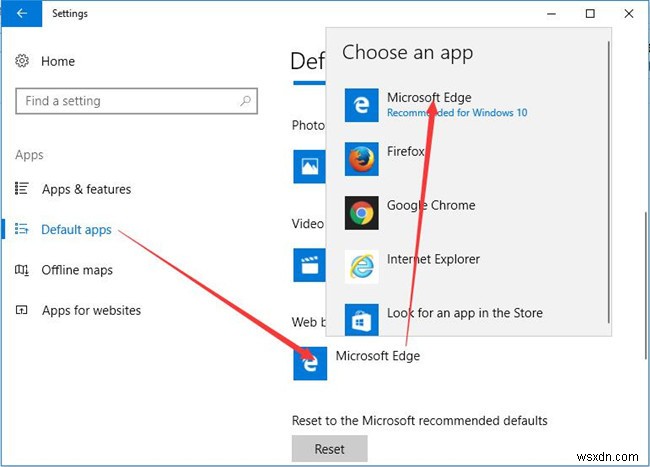 Microsoft Edge:ตั้งค่าเบราว์เซอร์เริ่มต้นและโฮมเพจ 