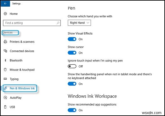 วิธีใช้ปากกาและ Windows Ink บน Windows 10 