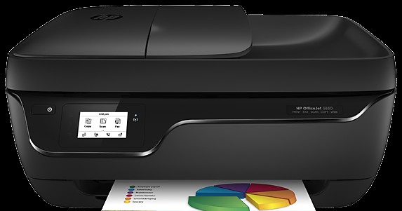 ดาวน์โหลดไดรเวอร์เครื่องพิมพ์ HP OfficeJet 3830 บน Windows 10, 8, 7 และ Mac 