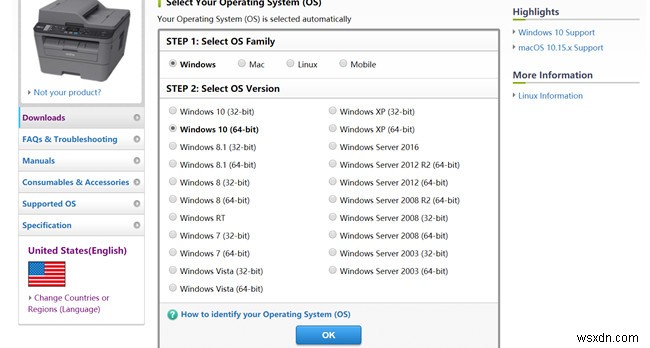 ดาวน์โหลดไดร์เวอร์ Brother MFC-l2700DW สำหรับ Windows 10/8/7/XP/Vista 