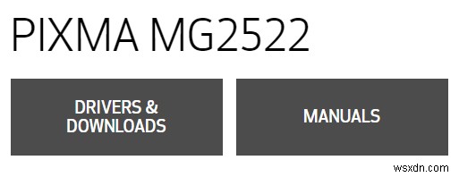 ดาวน์โหลดไดรเวอร์ Canon PIXMA MG2522 สำหรับ Windows 10, 8.1, 8, 7 