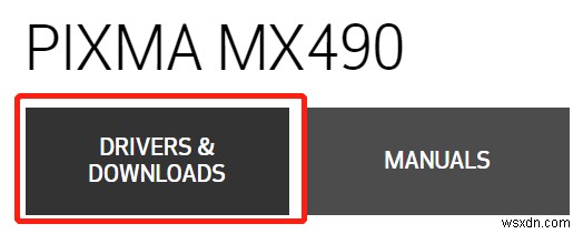 ดาวน์โหลดไดรเวอร์ Canon MX490 สำหรับ Windows 10/8/7/XP/Vista 