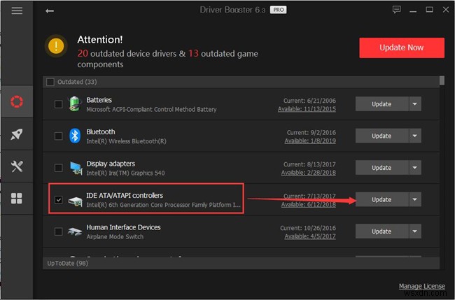 ดาวน์โหลด Standard SATA AHCI Controller Drivers Windows 10 