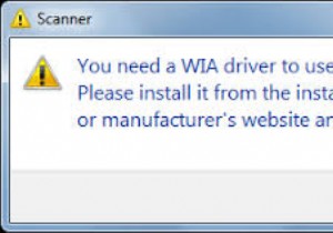 แก้ไข:สแกนเนอร์ต้องการไดรเวอร์ WIA - Canon, HP, Fujitsu, Epson 