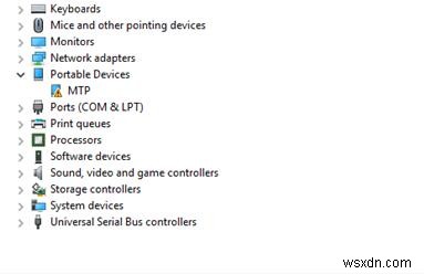 แก้ไขการติดตั้งอุปกรณ์ MTP USB ล้มเหลวใน Windows 10 