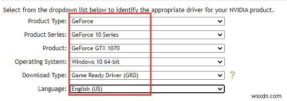 ดาวน์โหลดและอัปเดตไดรเวอร์ NVIDIA GTX 1070 