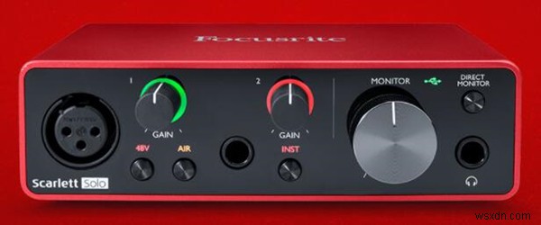 ดาวน์โหลดไดรเวอร์ Focusrite Scarlett Solo บน Windows 11, 10, 8, 7 และ Mac 