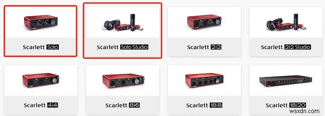 ดาวน์โหลดไดรเวอร์ Focusrite Scarlett Solo บน Windows 11, 10, 8, 7 และ Mac 