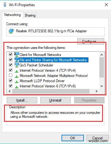 แก้ไข:WIFI ไม่มีอินเทอร์เน็ต, Windows 10 ที่ปลอดภัย 