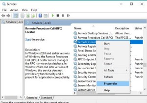 แก้ไข:เซิร์ฟเวอร์ RPC ไม่พร้อมใช้งานบน Windows 10 
