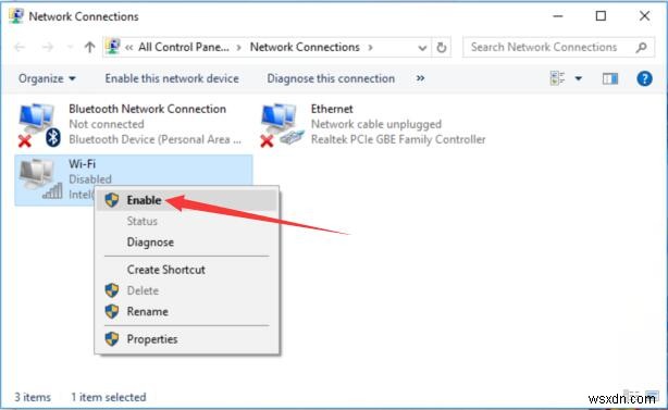 แก้ไข:Microsoft Hosted Network Virtual Adapter หายไปหรือไม่สามารถเริ่มต้นได้ 