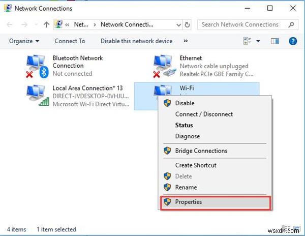 แก้ไข:เซิร์ฟเวอร์ DNS ไม่ตอบสนองใน Windows 10, 8, 7 