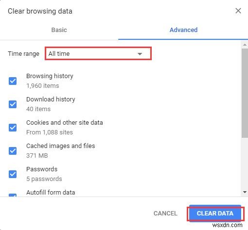 แก้ไข:ข้อผิดพลาด Err_Cache_Miss ใน Google Chrome บน Windows 10 หรือไม่ 