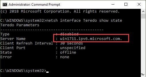 แก้ไข:Teredo ไม่สามารถผ่านเกณฑ์ใน Windows 10 