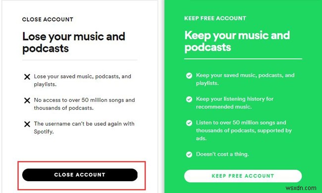 วิธีการลบบัญชี Spotify อย่างถาวร (อัพเดต 2022) 