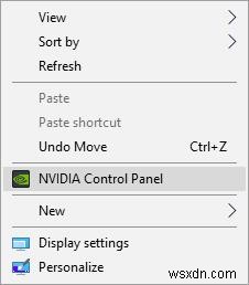 แก้ไขแล้ว:แผงควบคุม NVIDIA หายไปใน Windows 10 