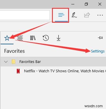 6 การตั้งค่าสำหรับรายการโปรดและบุ๊กมาร์กบน Microsoft Edge 