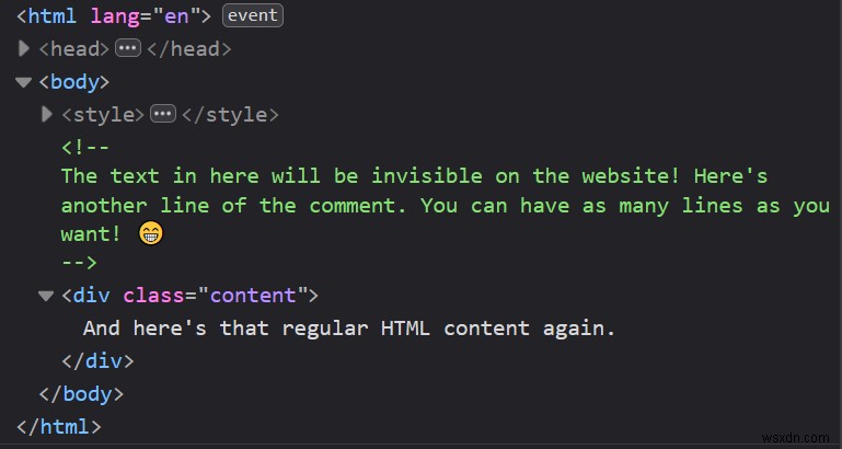 วิธีแสดงความคิดเห็นใน HTML, CSS และ JavaScript 