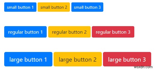 ปุ่ม Bootstrap 