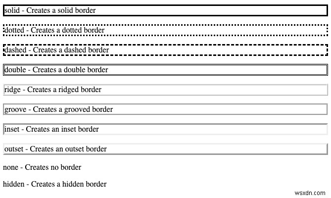 CSS Borders:บทช่วยสอนทีละขั้นตอน 