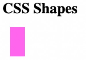 CSS Shapes 