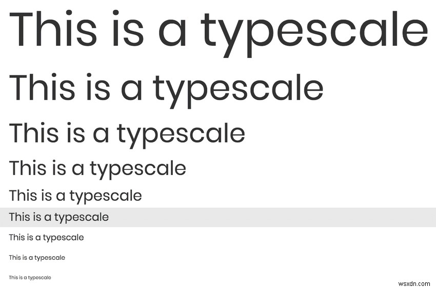 Type Scale คืออะไรและทำไมคุณถึงต้องการ 
