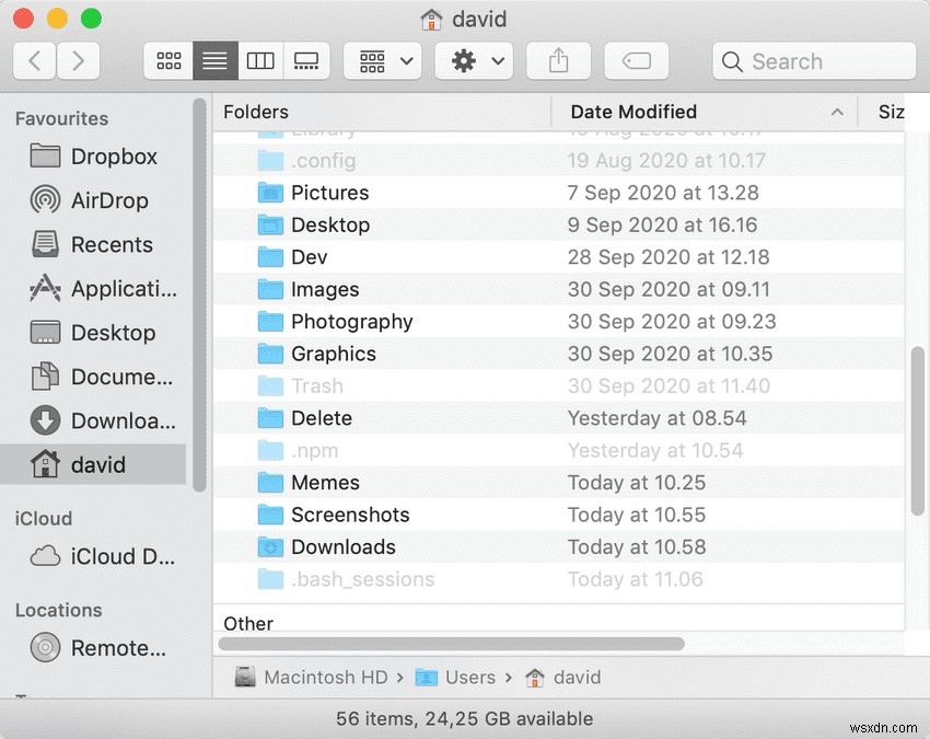 วิธีเปิดโฮมไดเร็กทอรีของ Mac ใน Finder ผ่าน Terminal 