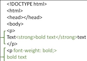 วิธีทำให้ข้อความเป็นตัวหนาใน HTML 