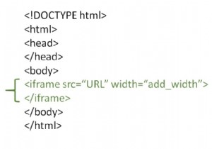 วิธีสร้างเฟรมอินไลน์โดยใช้แท็ก  iframe  ภายในหน้า HTML 