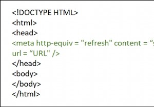 วิธีใช้ Meta Tag เพื่อเปลี่ยนเส้นทางหน้า HTML 