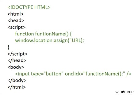 วิธีใช้ window.location เพื่อเปลี่ยนเส้นทางไปยัง URL อื่น 