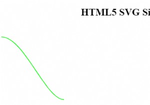 วิธีการวาดคลื่นไซน์ด้วย HTML5 SVG? 