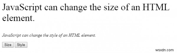 จะเปลี่ยนสไตล์ css ขององค์ประกอบใน JavaScript ได้อย่างไร? 