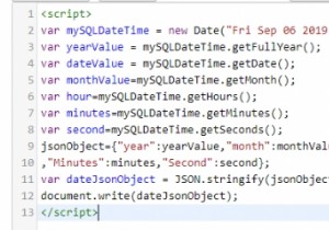 จะแปลงค่า MySQL DATETIME เป็นรูปแบบ JSON ใน JavaScript ได้อย่างไร 