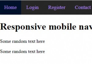 จะสร้างเมนูนำทางด้านบนสำหรับสมาร์ทโฟน / แท็บเล็ตด้วย CSS และ JavaScript ได้อย่างไร? 