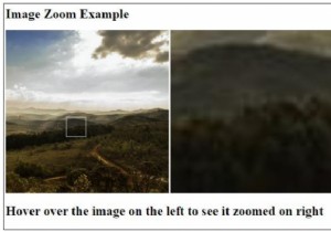 จะสร้างภาพเพื่อซูมด้วย CSS และ JavaScript ได้อย่างไร? 