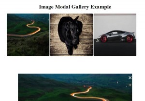จะสร้างแกลเลอรีรูปภาพแบบแท็บด้วย CSS และ JavaScript ได้อย่างไร 
