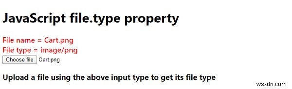 ไฟล์ JavaScript WebAPI คุณสมบัติประเภทไฟล์ 