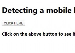 JavaScript การตรวจจับเบราว์เซอร์มือถือ 