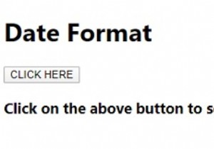 รูปแบบวันที่ของ JavaScript 